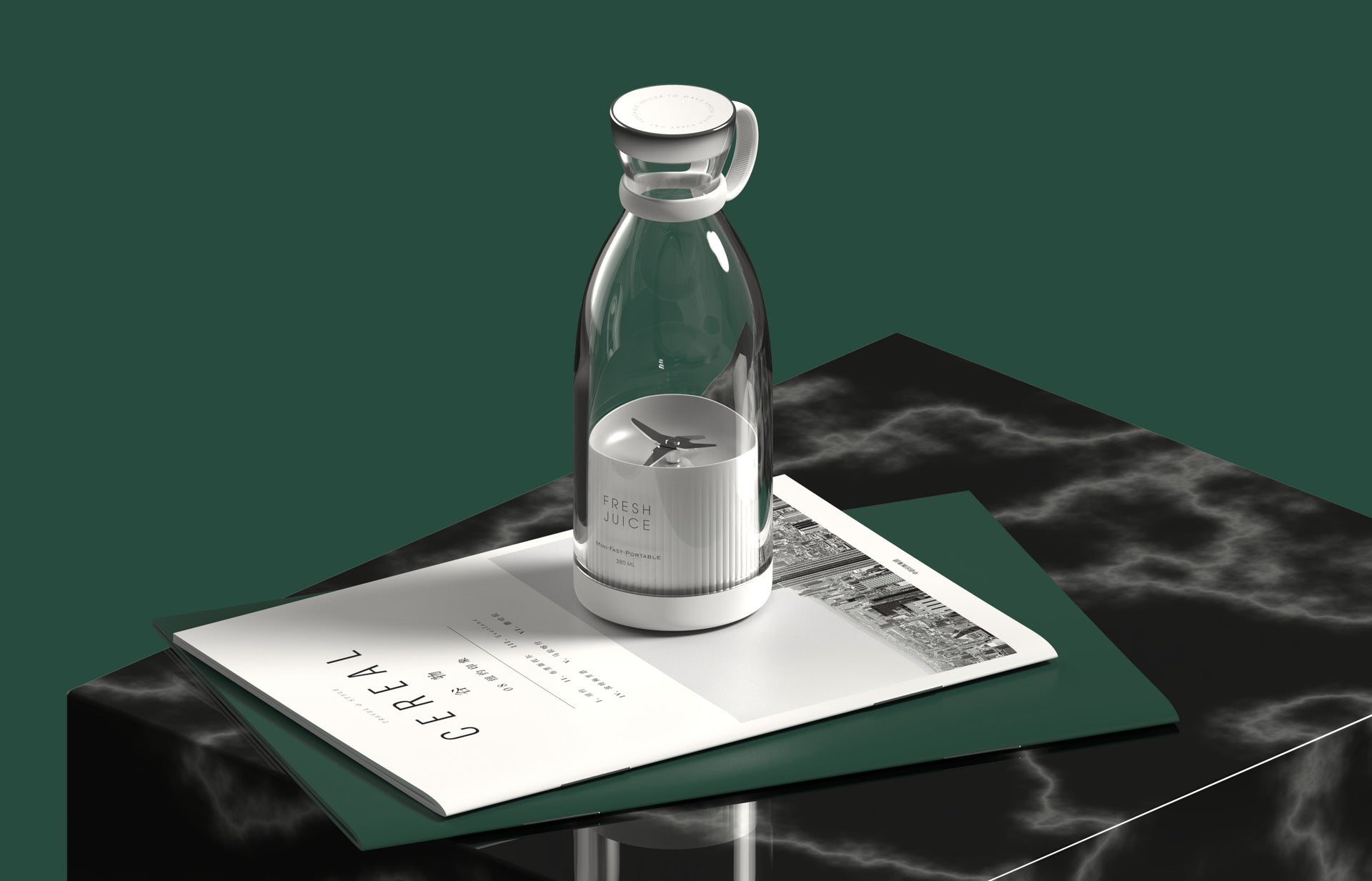 Portable USB Blender-Rechargeable Mini Smoothie Maker [350ML]