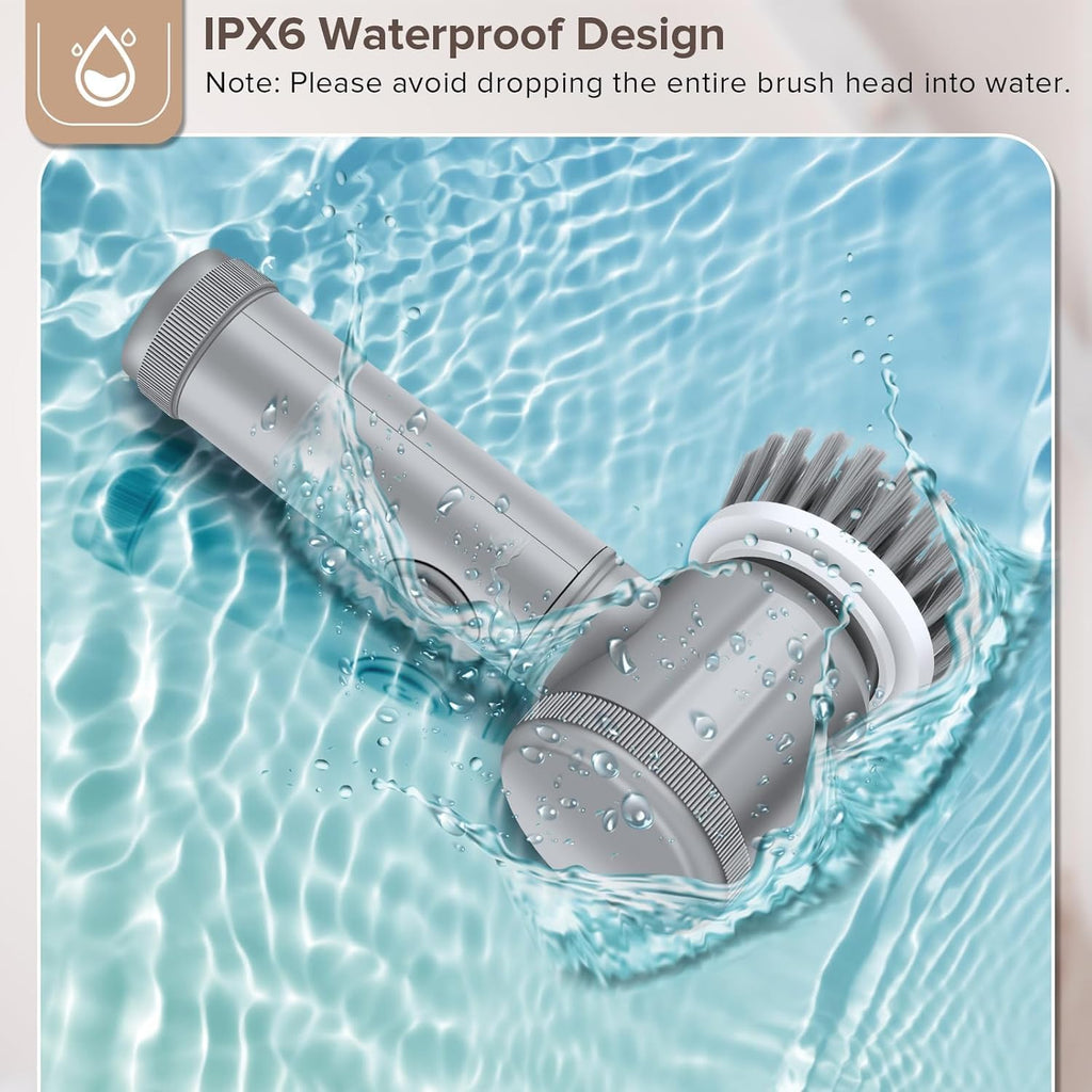 Electric Spin Scrubber - Cordless Bathroom & Kitchen Cleaning Brush