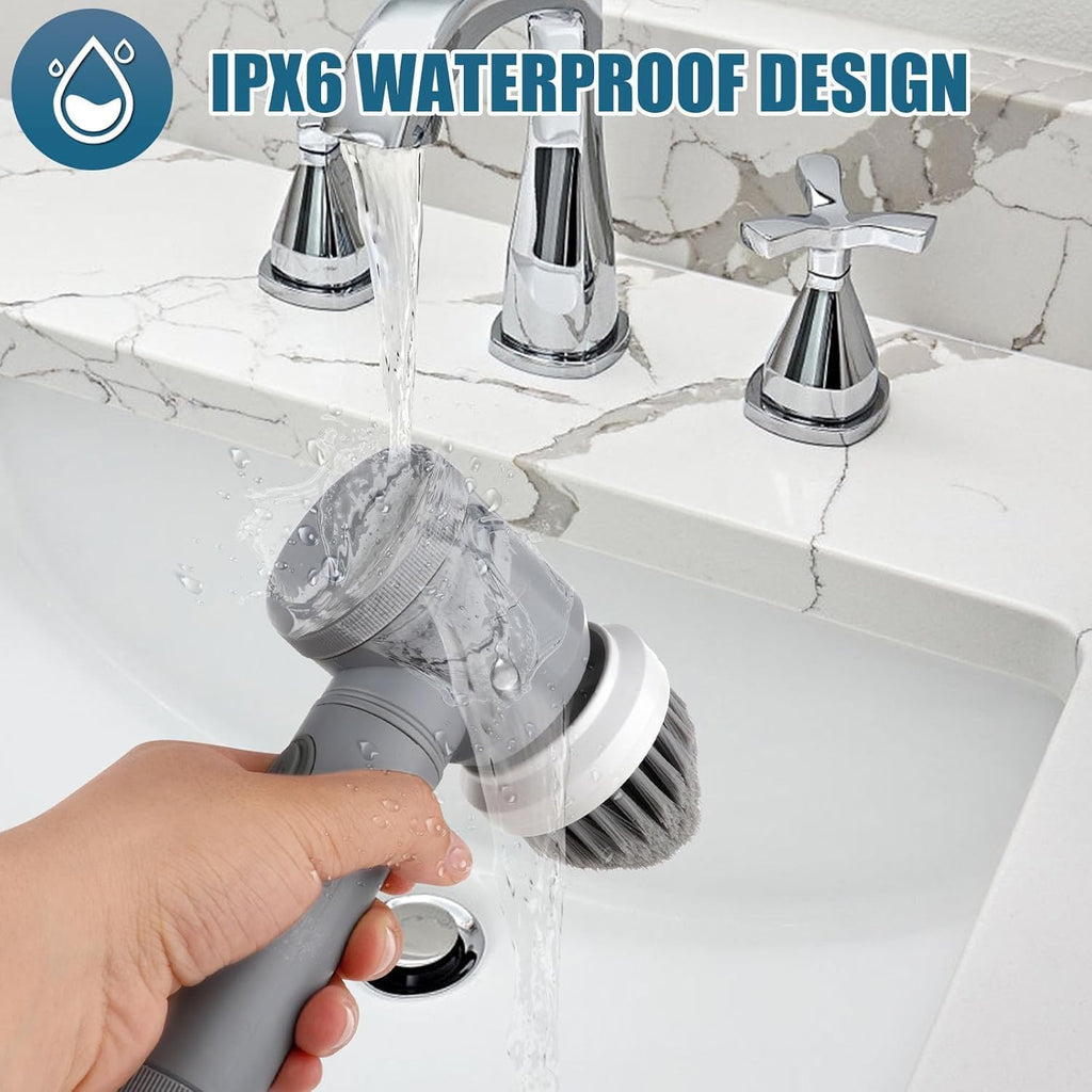 Electric Spin Scrubber - Cordless Bathroom & Kitchen Cleaning Brush