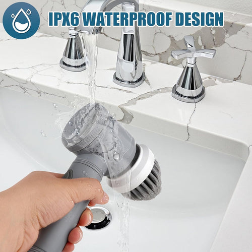 Electric Spin Scrubber - Cordless Bathroom & Kitchen Cleaning Brush