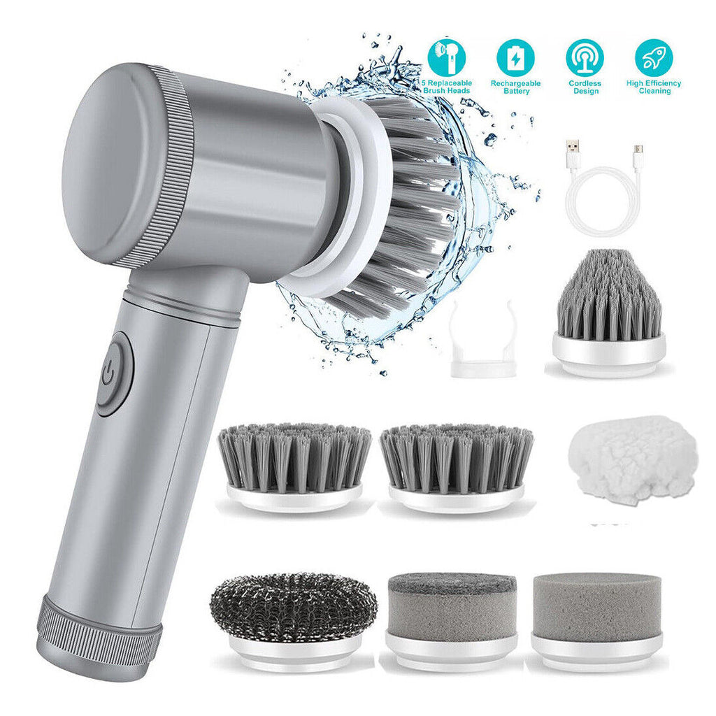 Electric Spin Scrubber - Cordless Bathroom & Kitchen Cleaning Brush