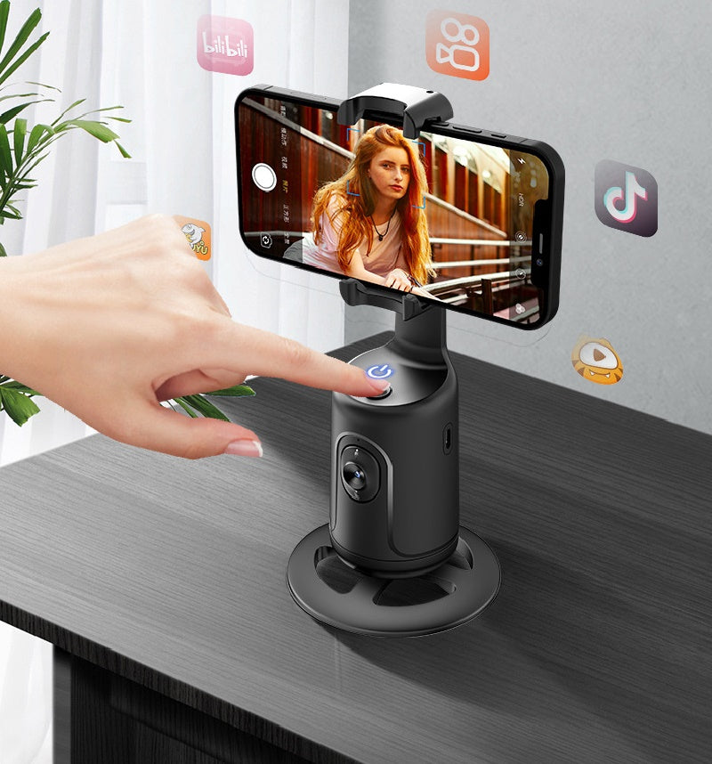 Smart AI Face Tracking Phone Holder [360 Auto Rotation]